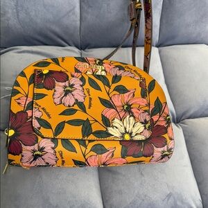 Steve Madden Orange and Pink Floral Crossbody Bag cross body BRAND NEW